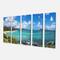 Designart - Kailua Beach in Oahu - Landscapes Sea & Shore Photographic on Wrapped Canvas set